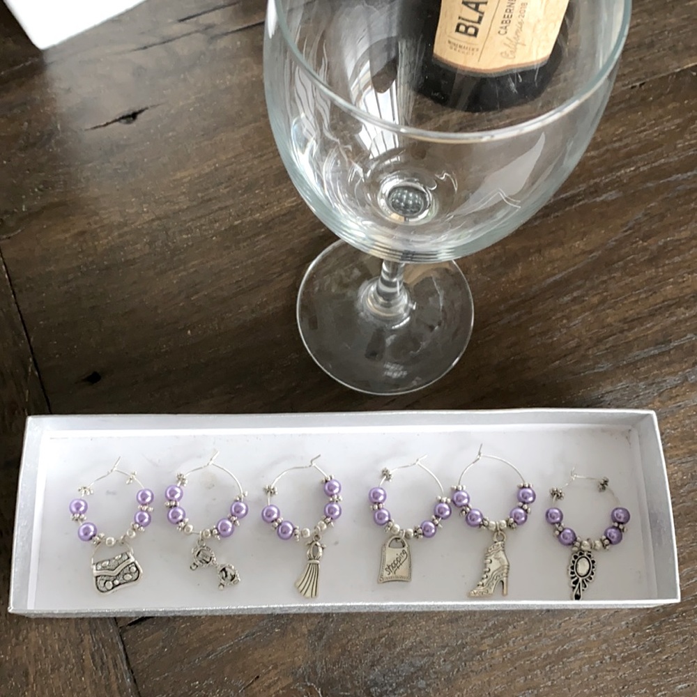 Wine Glass Charms - Set of 6 Girl’s Night theme
